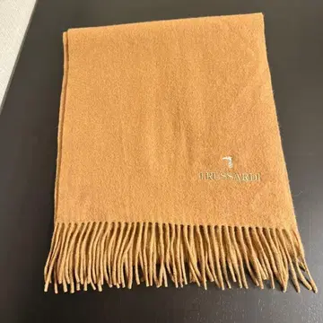 TRUSSARDI 캐시미어 100% 베이지 머플러
