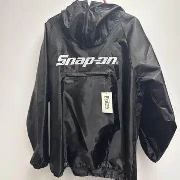 Snap-on 블랙 나일론 자켓 윈드 브레이커