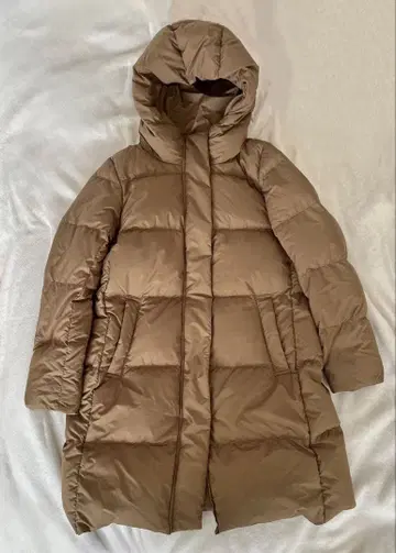 [ 새상품급 ] 무인양품 물을 튕기는 후드 다운 코트 M 사이즈