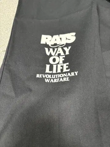 Dickies x RATS 워크 팬츠 블랙 디키즈 랏츠