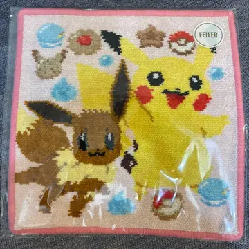 FEILER 포켓몬 손수건 피카츄 이브이 한정판