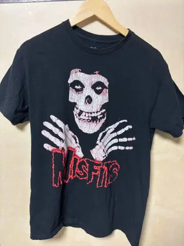 US 구제 의류 MisFits 미스피츠 펑크 밴드 티셔츠 M