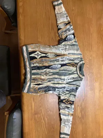 CARLO ALBERTO GOLD 멀티 컬러 니트 스웨터 XS