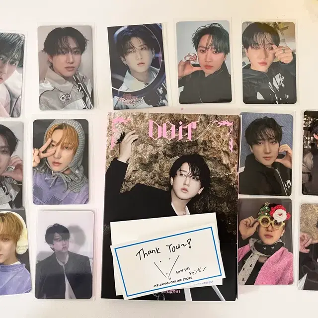 창빈 개봉앨범 ,jyp japn 미공포,만엔포카,팝업포카,앨포