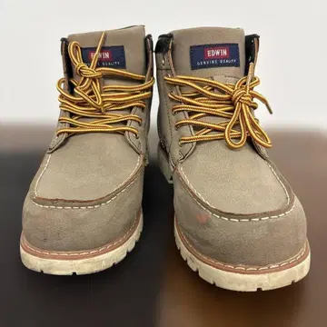 EDWIN 그레이 하이컷 부츠