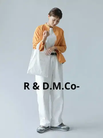 R & D.M.Co- 올드맨즈 테일러 린넨 로고 프린트 미니 백