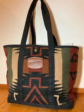 90s 빈티지 펜들턴 네이티브 무늬 토트백