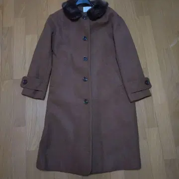 etika sopo 브라운 롱 코트