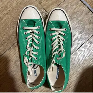 CONVERSE 그린 로우컷 스니커즈 27.5
