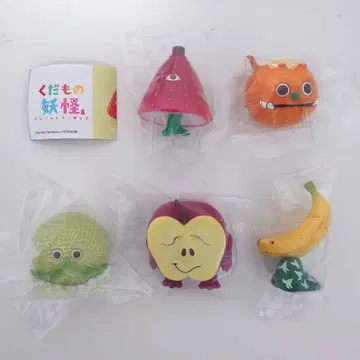 가챠 과일 요괴 마스코트 피규어 전 5종 컴프 세트