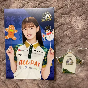 M리그 BEAST X 나카타 카나 엽서 키링