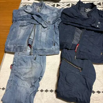 바틀 데님 자켓 M 사이즈 2세트