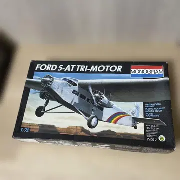 미조립 Ford 5-AT 트라이 모터 1/72 MONOGRAMLn456