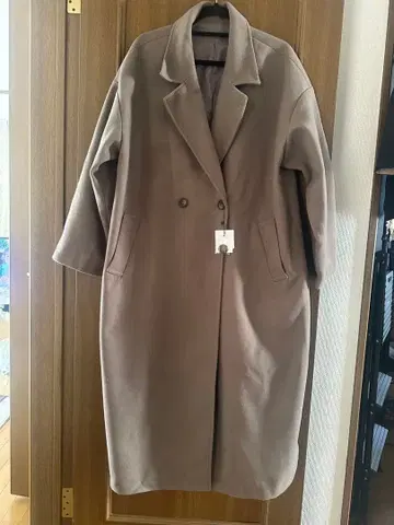 [ A HAPPY MARILYN ] 빅 사이즈 브라운 롱 코트