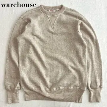 새상품급 WAREHOUSE 맨투맨 트레이닝복 38 프리덤 슬리브 양면 V
