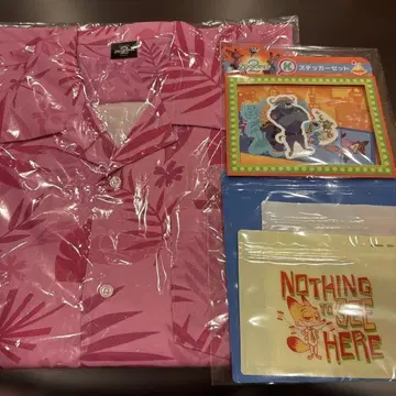 주토피아 해피 복권 닉 알로하 셔츠, 파우치 세트, 스티커 세트