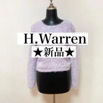 새상품 H.Warren 샤기 니트 풀오버