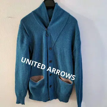 [ 유나이티드 애로우즈 ] 블루 숄카라 가디건 남성용 & 여성용