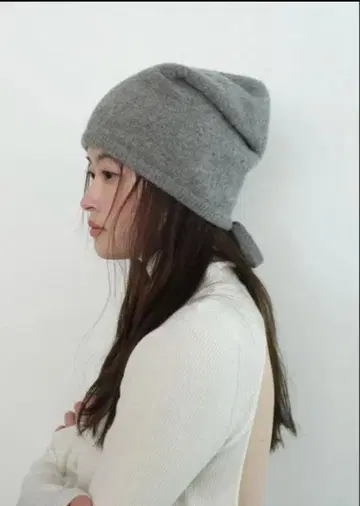 Backtail Knit Beanie rosary moon