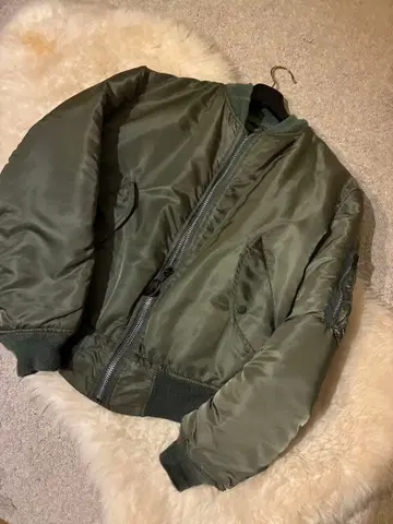 USA제 MA-1 플라이트 자켓 올리브 그린