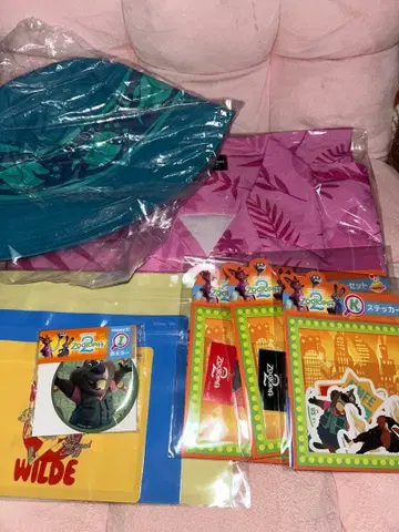 주토피아 캐릭터 굿즈 세트