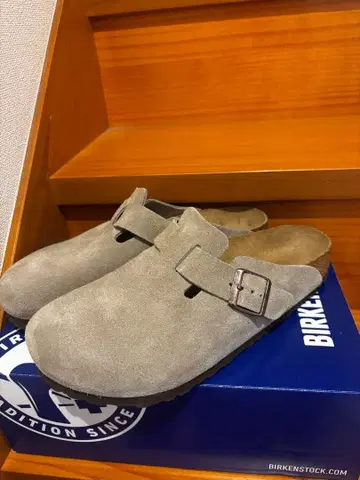 Birkenstock Boston 'Taupe'