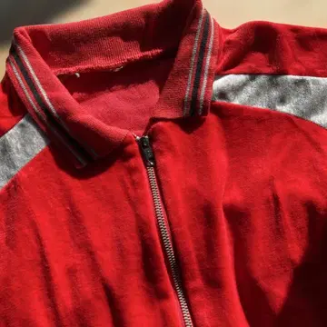 70s 80s VINTAGE 벨로아 트랙 자켓