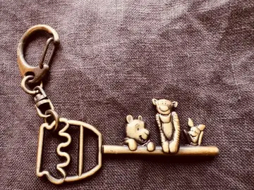 레어 곰돌이 푸 메탈 키링