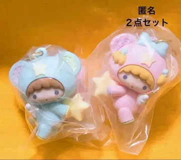 산리오 리틀트윈스타 별이 빛나는 밤의 엔젤 시크릿 키링 2개