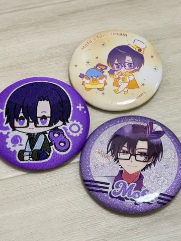 컬러풀 피치 카라피치 모후 캔뱃지 3종 세트