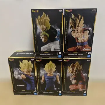 드래곤볼 그란디스타 묶음 판매 5체 세트