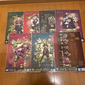 제일복권 죠죠의 기묘한 모험 I상 클리어 포스터 전 7종