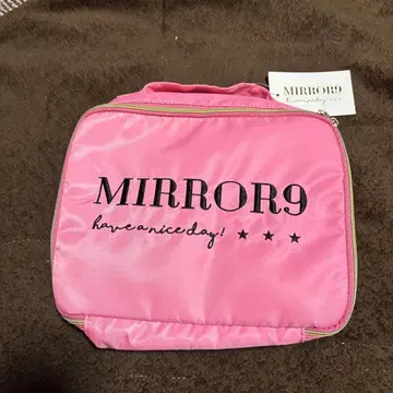 MIRROR9 파우치 핑크 택 포함 미사용