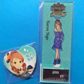 아이돌 마스터 신데렐라 걸스 호조 카렌 아크릴 스탠드 캔뱃지