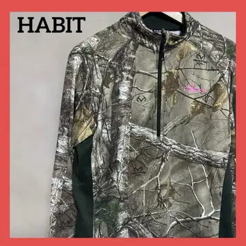 HABIT Realtree 카모플라주 풀오버 M 카모플라쥬 밀리터리