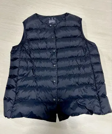 컨디션 최상 무인양품/MUJI 노카라 다운 베스트 이너 다운