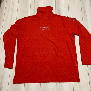 Munsingwear 플레이풀 골프 셔츠 3L 오렌지