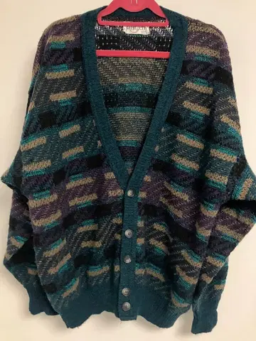 JANTZEN 80s USA 올 패턴 니트 스웨터 vintage