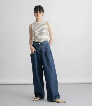 [ 새상품급 ] KBF BIG 포켓 디자인 데님 36 인디고