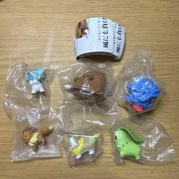 바람에도 지지 않아. 포켓몬 피규어 전 6종 컴플리트 세트