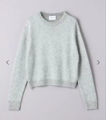 새상품 UNITED ARROWS 컬러 스팽글 크루넥 니트