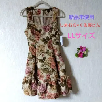 시마무라 쿠루미 오버롤 스커트 LL 사이즈 미사용 새상품