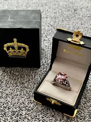 Royal Order 반지 CORONET FDL SQUARE SR133