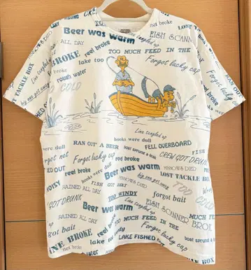 올 패턴 프린트 T셔츠 바디웨어하우스