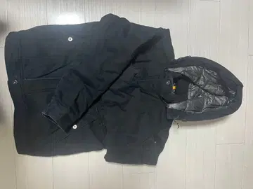 BURTLE 블랙 다운 자켓 XL