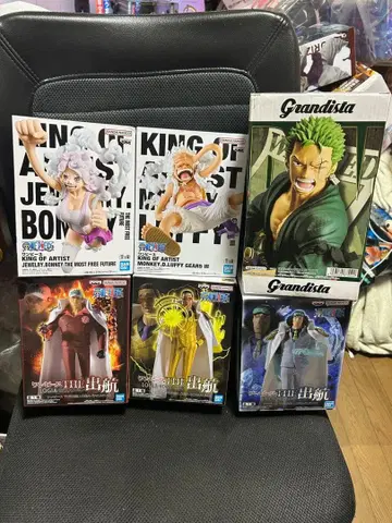 원피스 피규어 6점 세트 미사용