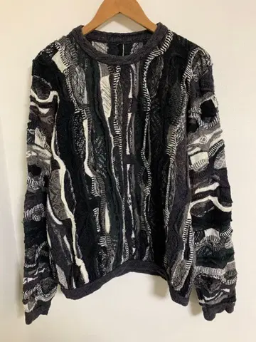 3D 니트 스웨터 COOGIE 스타일