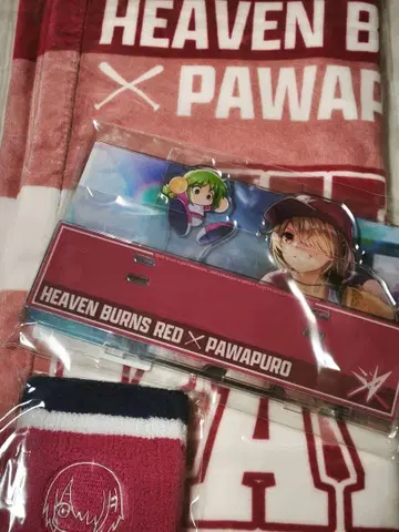 헤븐 번즈 레드 파워프로 콜라보 카야모리 츠키우타 굿즈 세트