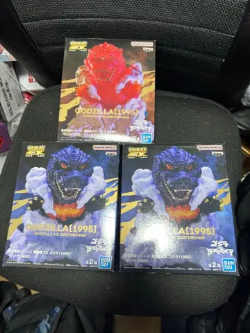 GODZILLA 피규어 3종 세트 미사용