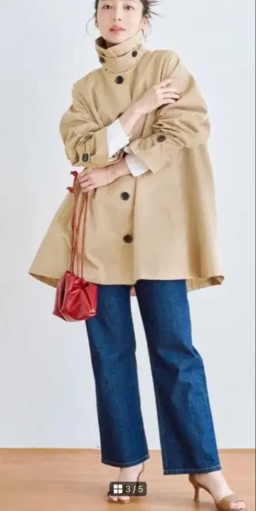 [HARUKA DESIGN] 2wayA 라인 트렌치코트